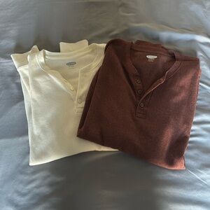 Pair of Old Navy Waffle Long Sleeves (2)